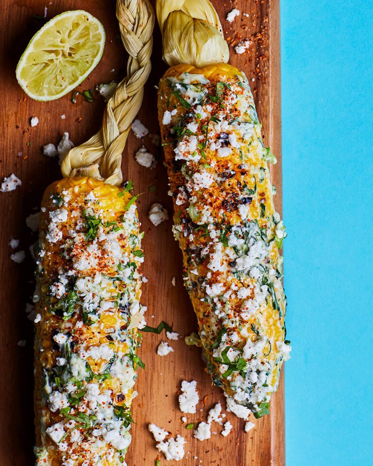 Elotes (Mexican-style street corn)