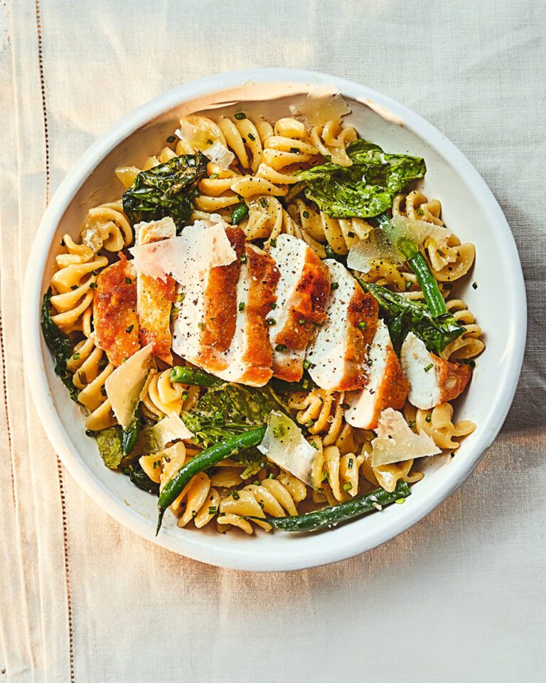 Chicken caesar pasta