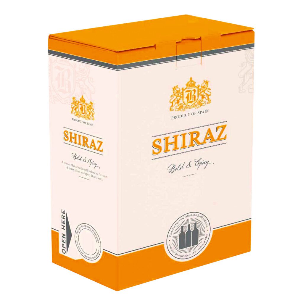 Aldi bag-in-box Shiraz NV, Spain 12.5%