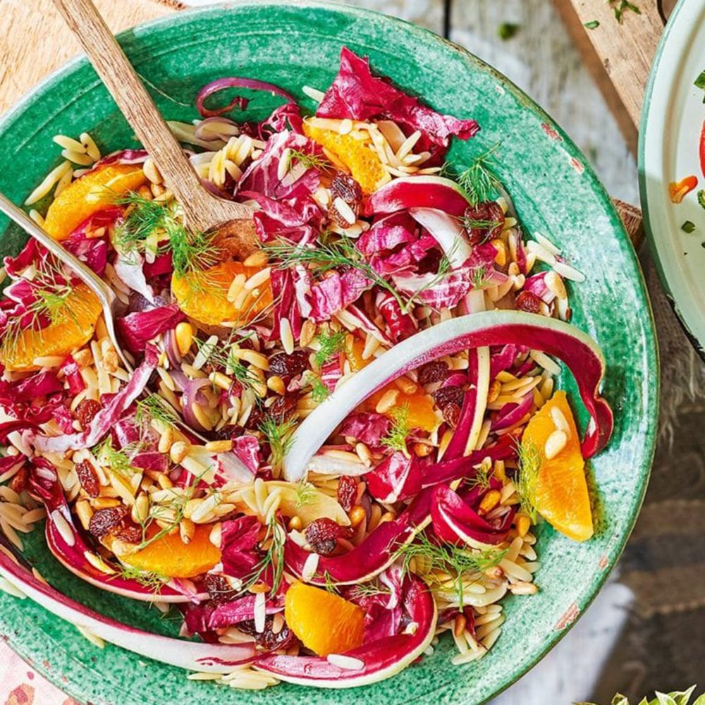 Radicchio pasta salad