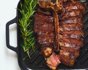 Bistecca alla fiorentina (florentine porterhouse steak)