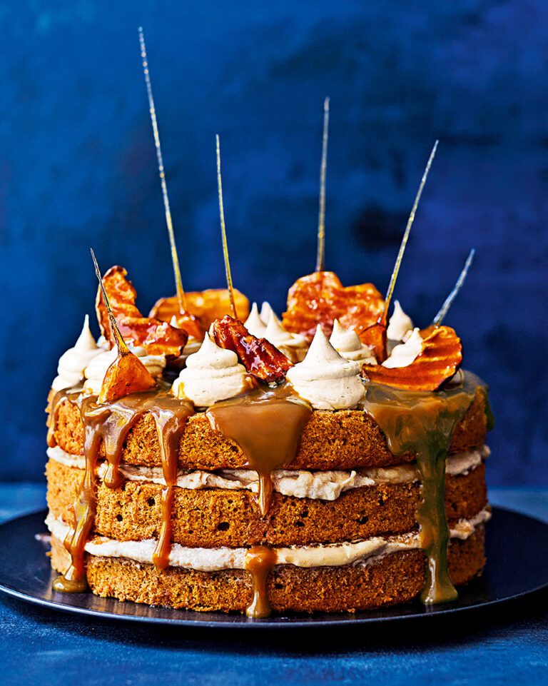 Tamarind toffee apple cake