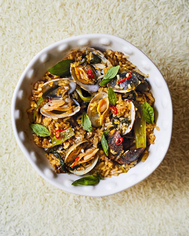 Clam and lemongrass fried rice