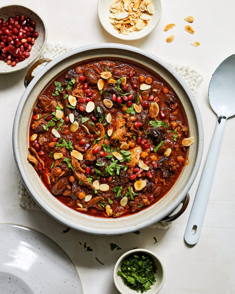 Duck and prune tagine