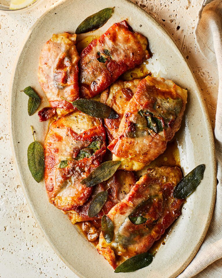 Classic saltimbocca