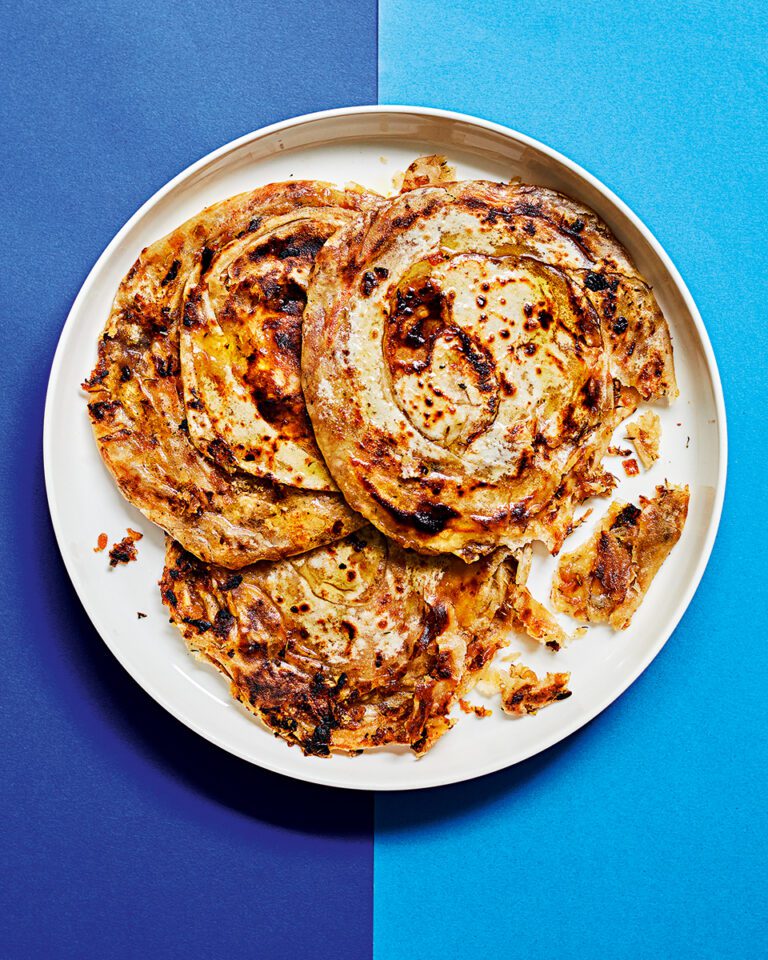 French onion pancakes