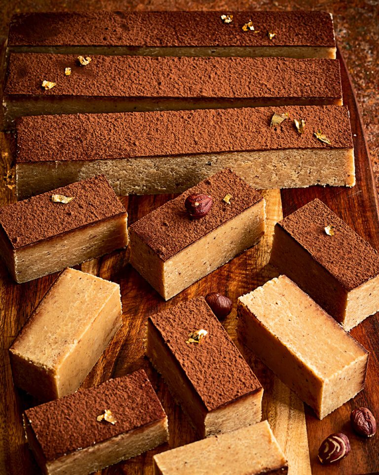 Hazelnut cocoa burfi