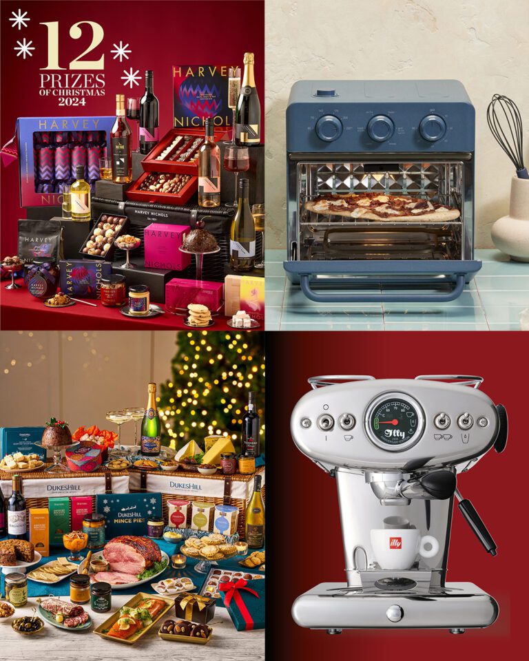 12 prizes of Christmas: WIN luxury food, drink and cookware prizes worth over £7k