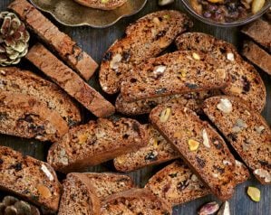 Mince pie biscotti