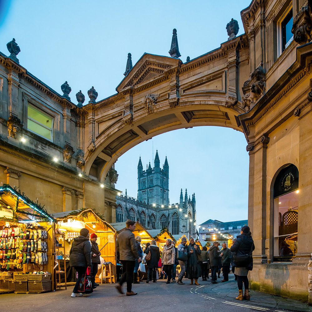 Bath Christmas Market, York Street. Photo: Visit Bath